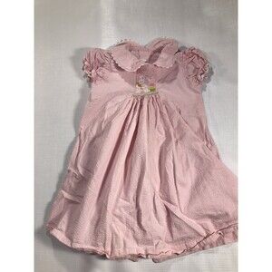 castles and crowns Easter dress Embroidered Rabbit Size 2t